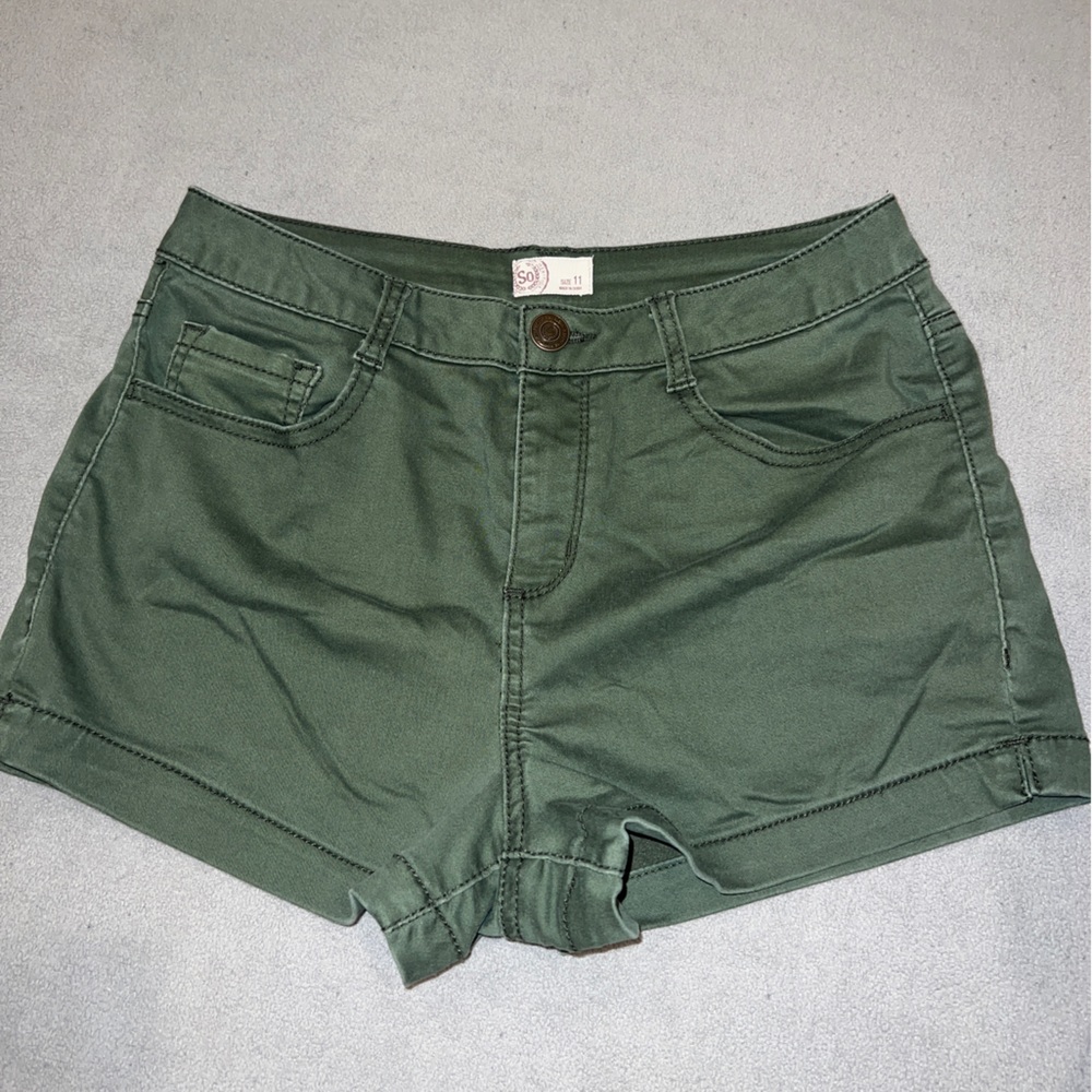 Green shorts